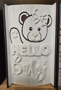 Hello Baby, by Davida Brock, Multilayer fold