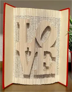 Love, by Janice Franckum, Embossed fold