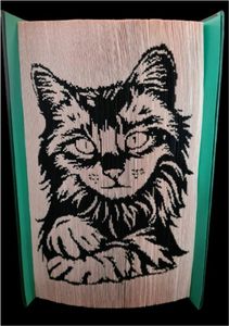 Cat, by Lisa Kerby, Inverted fold