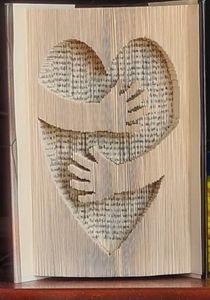 Heart Hug, by Lisa Kerby, Inverted fold
