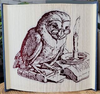 Owl, by Miriam De Geest, Inverted fold