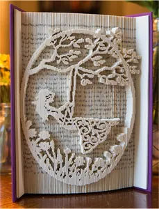 Girl Swing, by Rachel Decapito, Embossed fold